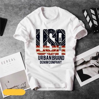 Áo thun nam tay ngắn ❤️Freeship 50k❤️ Áo thun nam chất dày mịn in USA