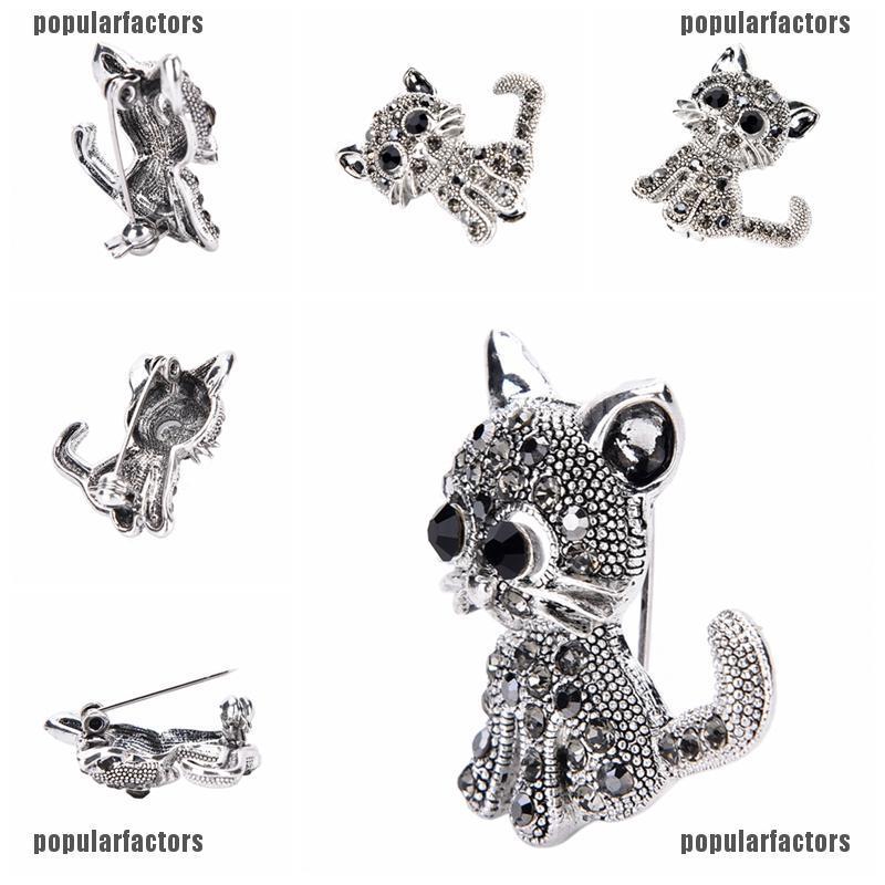 Ghim Cài Áo Hình Mèo Dễ Thương