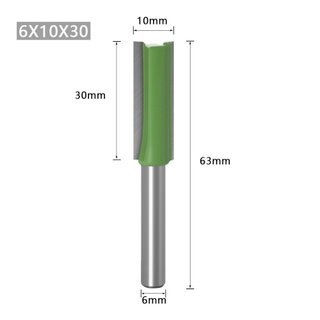 Router Bit 6MM Bit Khắc Đôi Phay Router Shank Gỗ Thẳng