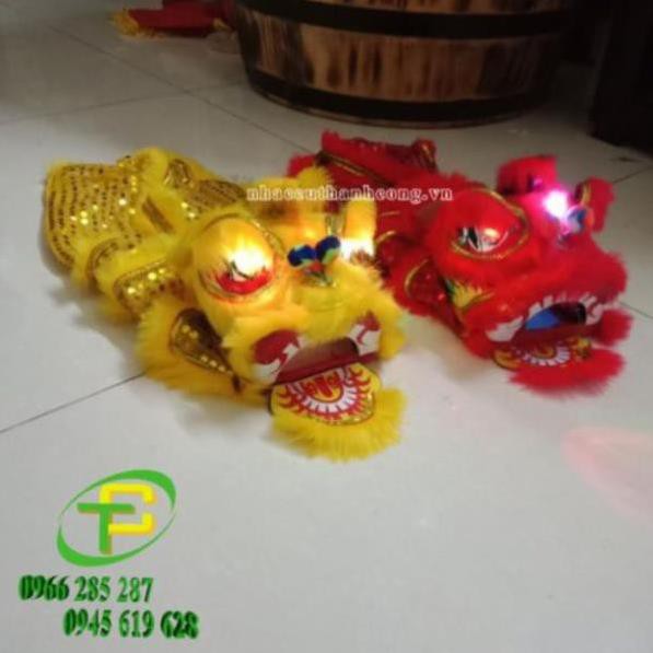 Đầu lân nhỏ trang trí  | Thiết bị Đoàn Đội,đầu lân phong thủy,đầu lân trang trí