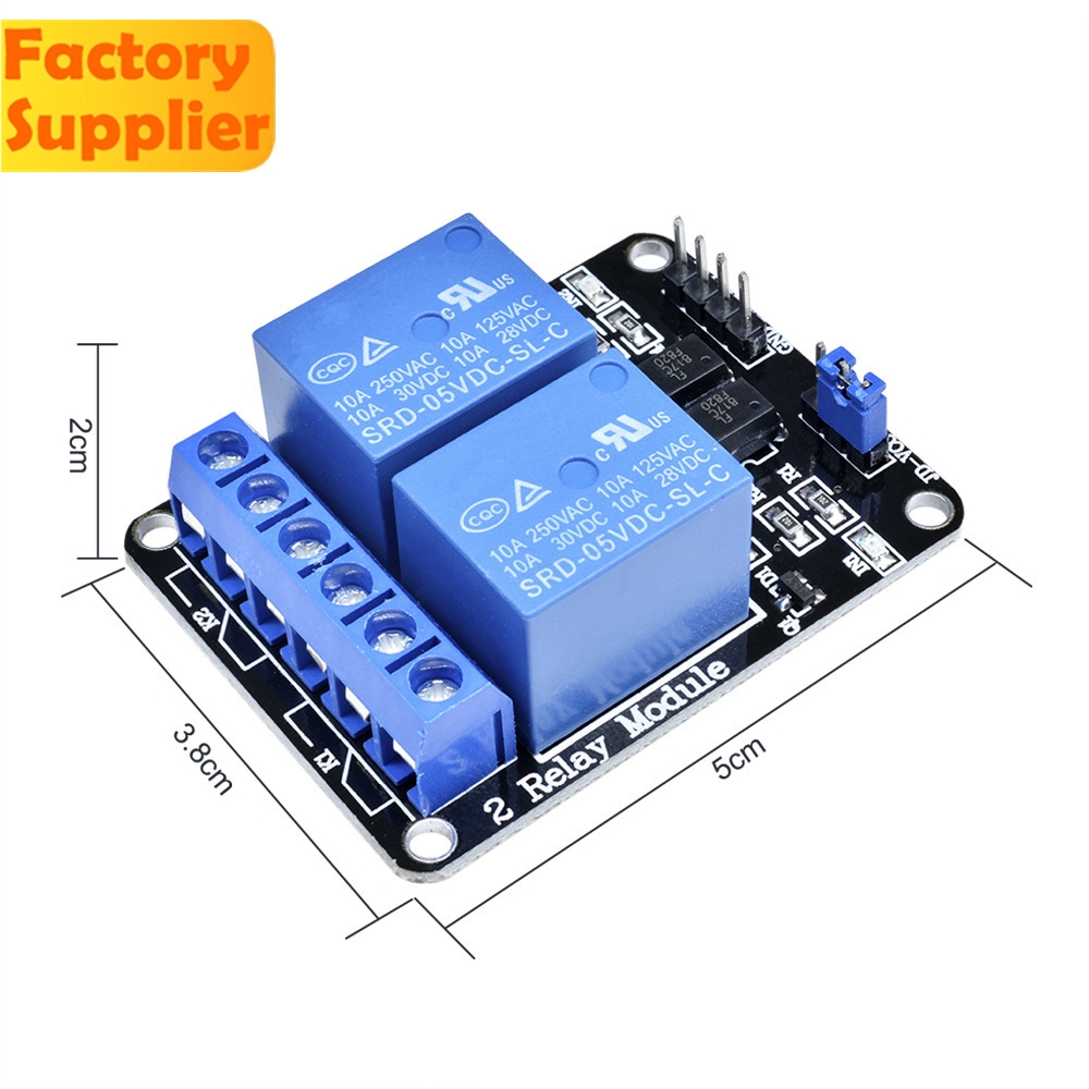 Mô Đun Rơ Le 2 Kênh 5v Chuyên Dụng Cho Pic Avr Dsp Arm Arduino | BigBuy360 - bigbuy360.vn