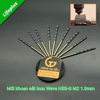 Mũi khoan sắt inox Waves HSS-G M2 ( ∅1.0-3.5mm)
