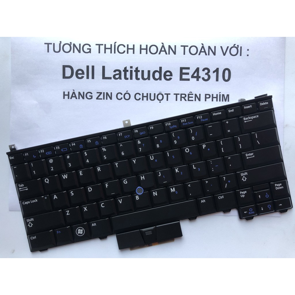 Bàn Phím Laptop Dell Latitude E4310 Hàng Zin Có Chuột Trên Phím Toàn Quốc