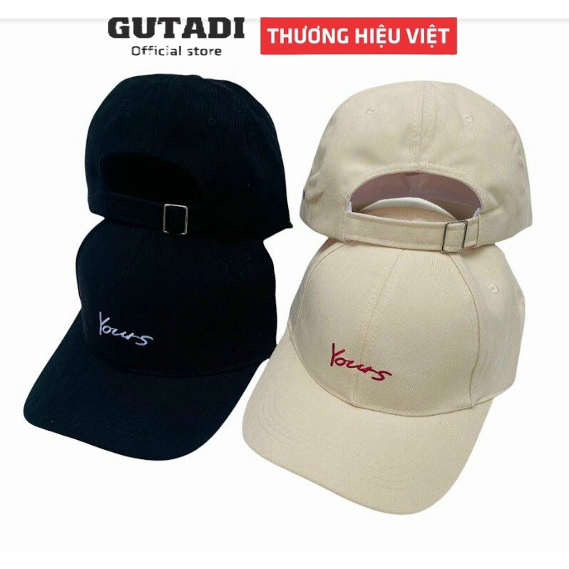 Mũ Lưỡi Trai Nam Nữ Nón Kết YOURS Form Mềm Chất Vải Cotton Thoáng Mát