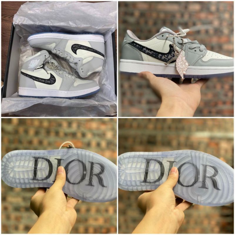 [Mã WAST5K giảm 5k đơn bất kỳ] [full box] Sale 30/4 giày jodan dior đế trong cao thấp cao cấp