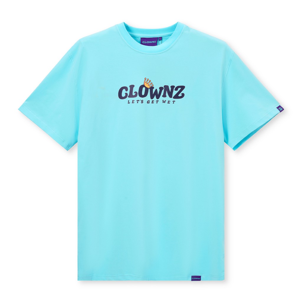 [FULLTAG CHÍNH HÃNG] Áo thun tay lỡ unisex ClownZ Let's Get Wet T-shirt form rộng, chất cotton màu pastel | BigBuy360 - bigbuy360.vn