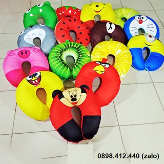 Gối kê cổ hạt xốp - gối kê cổ