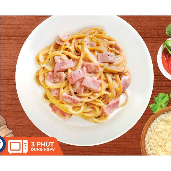 Mỳ ý xốt kem thịt xông khói 250g [CHỈ GIAO HÀNG TẠI TP.HCM] | BigBuy360 - bigbuy360.vn