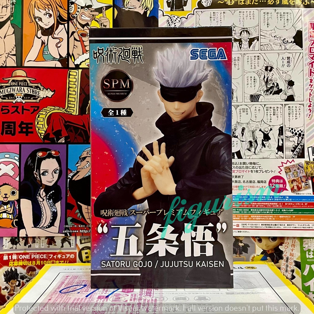 Mô hình chính hãng Jujutsu Kaisen Satoru gojo Super premium SPM figure PVC SEGA Nhật Bản