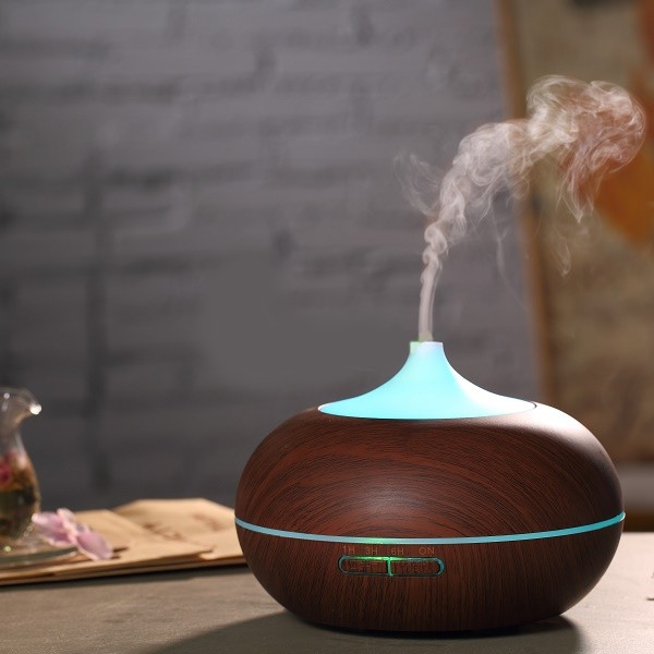 máy phun tinh dầu FREESHIP Máy Khuếch Tán Tinh Dầu Bí Ngô 550ml Cao Cấp Aroma Diffuser + Tặng Tinh Dầu Sả 10ml