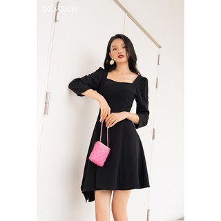 Đầm vải dài tay tà lệch dea0944 20again