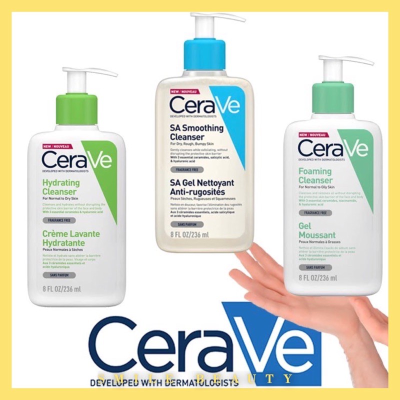 Sữa rửa mặt cerave các loại