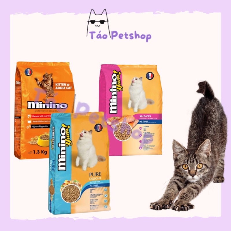 Hạt Minino cho mèo gói 350g cà 480g 🐈🐈