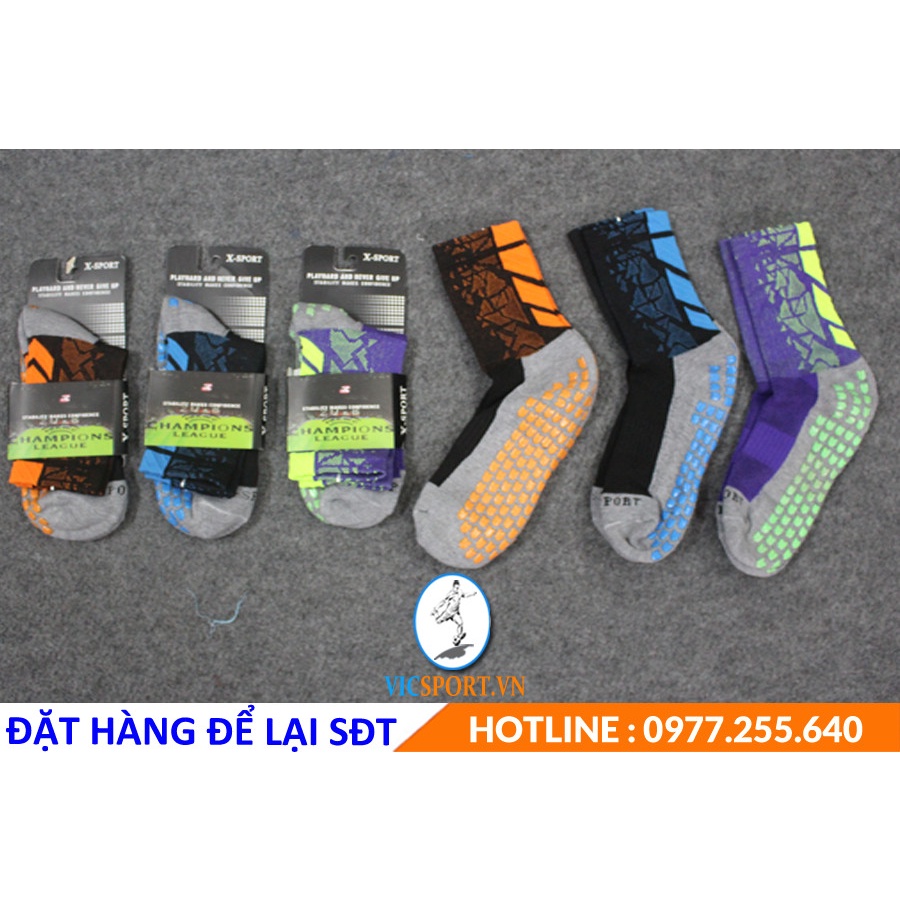 Vớ Tất Ngắn Thể Thao Bóng Đá Chống Trượt Chính Hãng Hàng Cao Cấp - Vicsport