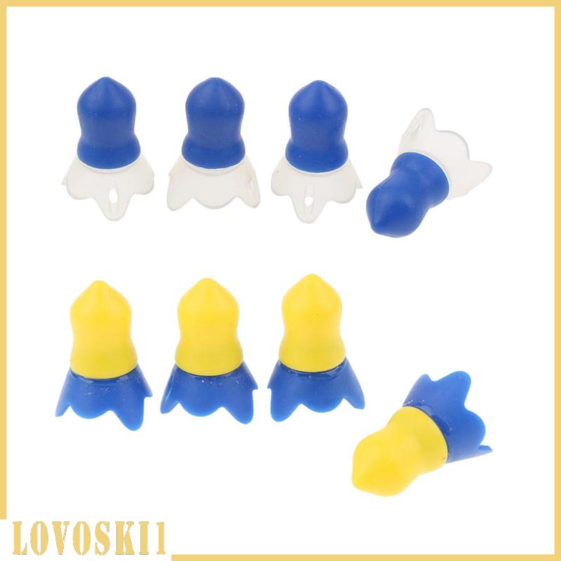 2 Cặp Nút Bịt Tai Giảm Áp Lực Không Khí Bằng Silicon Hình Máy Bay Bảo Vệ Tai