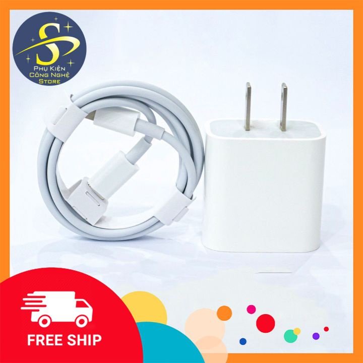 Bộ Sạc Nhanh IP18W,Sạc Nhanh 11 Pro Max,Sạc Nhanh Công Nghệ PD + Cáp Type C To
