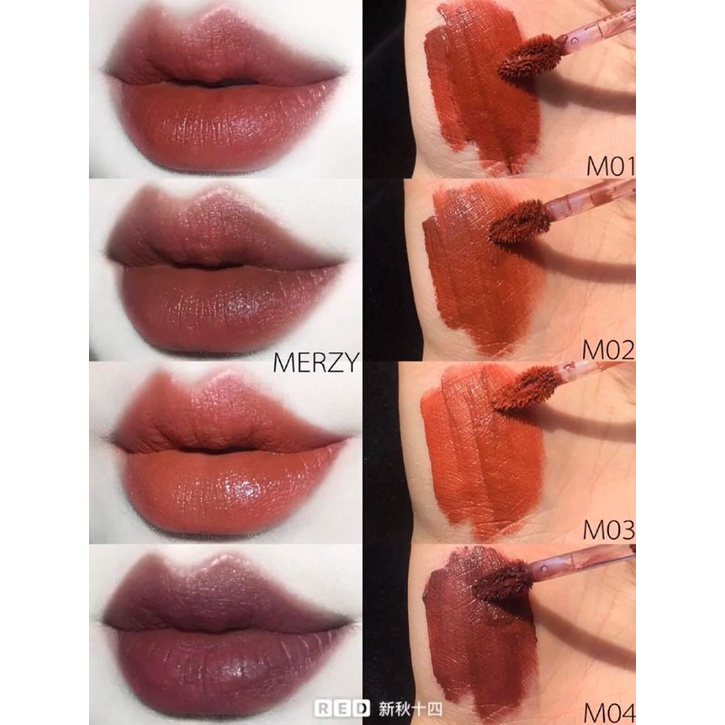 Son kem Merzy Dreamy Late Night / Bite The Beat Mellow Tint M1 M2 M3 M4 M5 M6 M7 M8 M9 M10 M11 M12 M13 M14