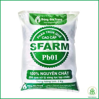 Phân trùn quế SFARM đặng gia trang gói 2kg