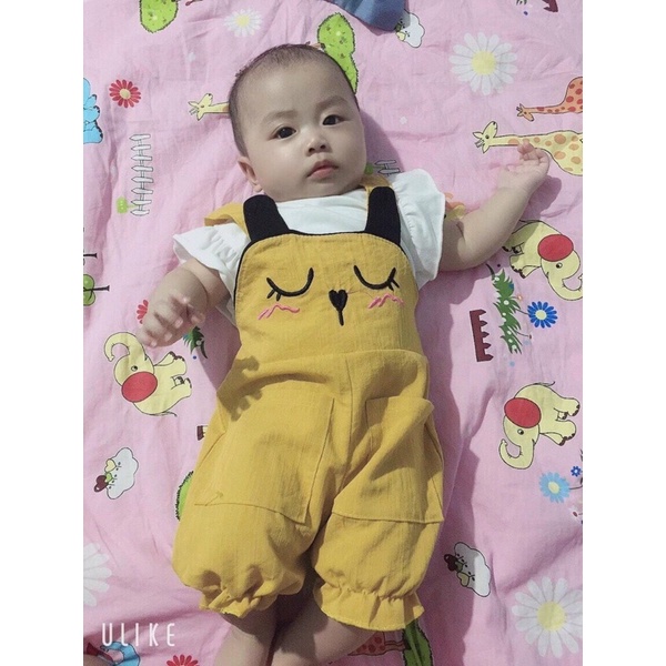 Body Yếm cho bé gái𝑭𝑹𝑬𝑬𝑺𝑯𝑰𝑷♥️♥chất vải thoáng mát,có hình chibi dễ thương,váy bé gái