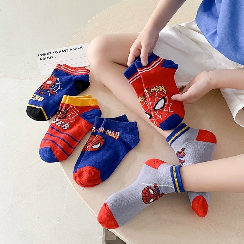 Sét 5 đôi tất siêu nhân cho bé 1 đến 8 tuổi