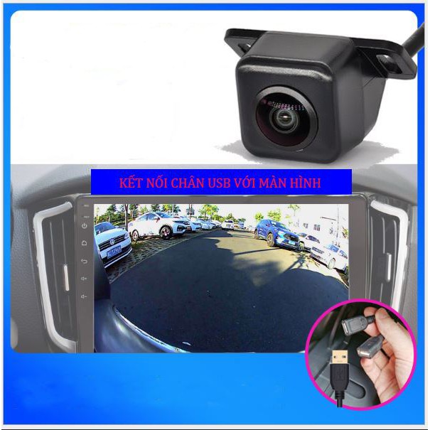 Camera Trước Ô Tô Dùng Cho Màn Hình Android Qua Chân Cắm USB Độ Phân Giải AHD 1080P | BigBuy360 - bigbuy360.vn