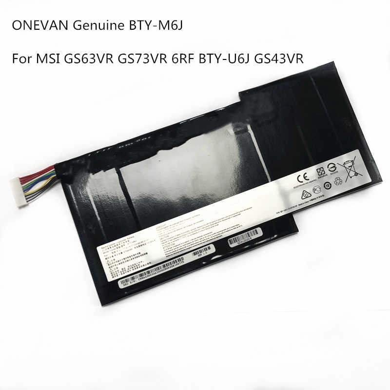 PIN LAPTOP MSI BTY-M6J For MSI GS63 GS63VR  GS73 GS73VR 6RF GS43VR 7RG 7RG-005 - PIN ZIN