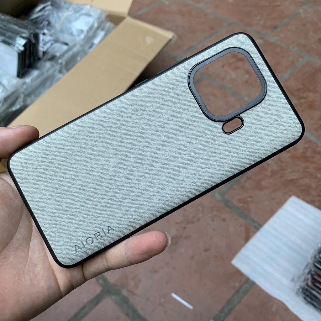 Ốp lưng AIORIA Xiaomi Mi 11 / Mi 11 Pro / Mi 11 Ultra / Mi 11 Lite NE , Viền silicon, Mặt lưng da Pu