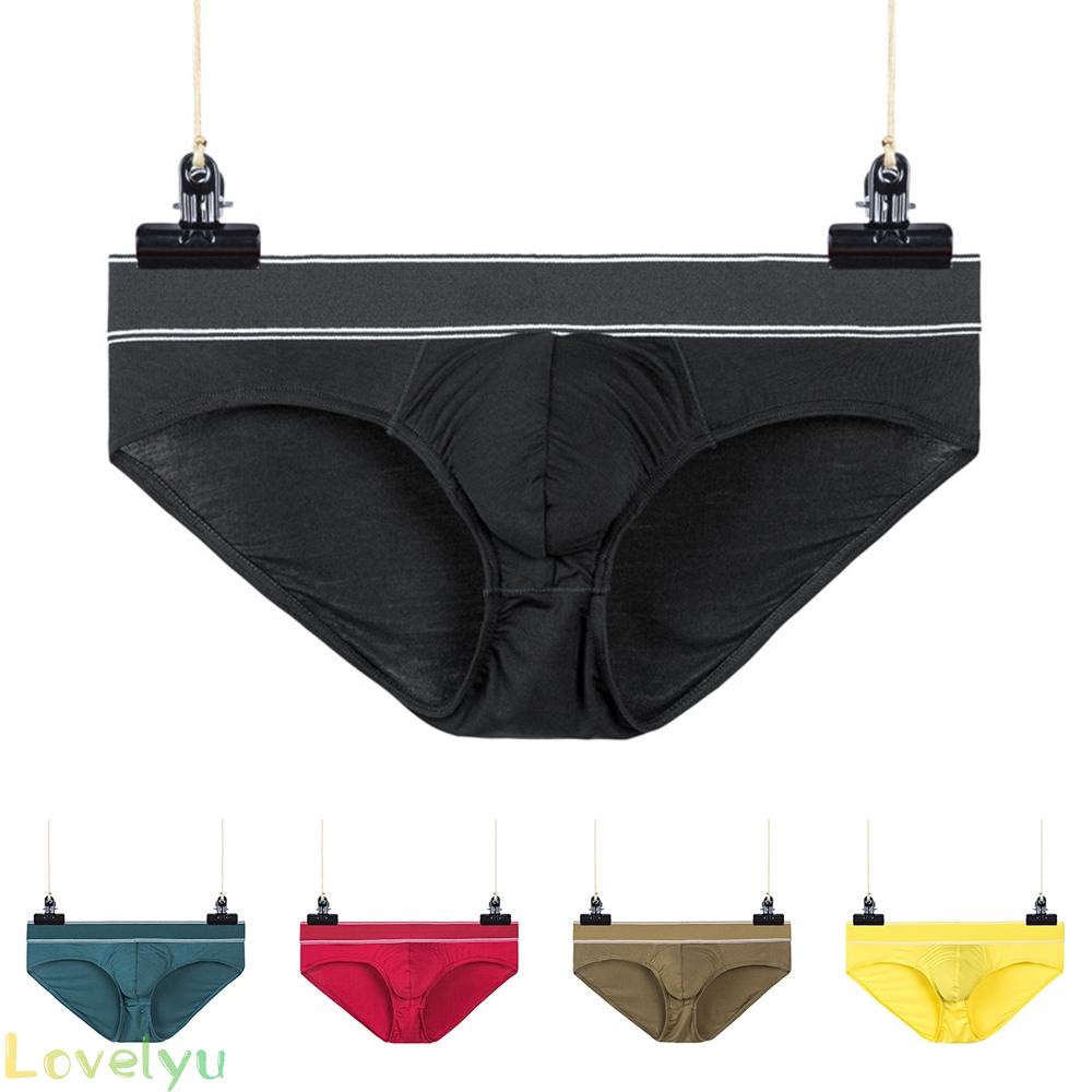 &lt;READY STOCK&gt;Men Underwear Comfortable M-2XL Modal Panties Sexy Size M~2XL Soft Thongs100% brand new！
