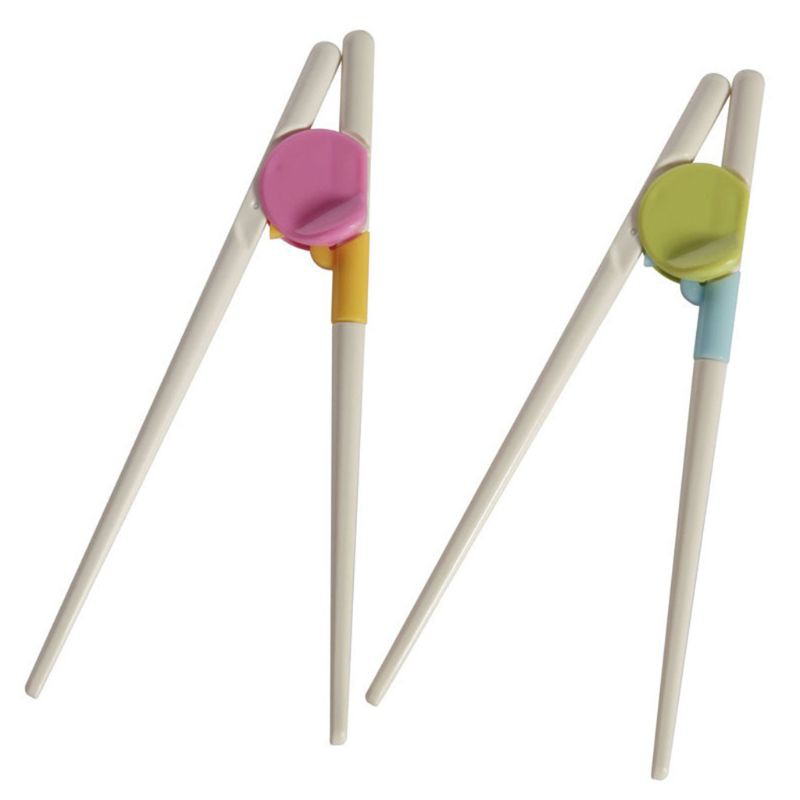 1 Đôi Đũa Tập Ăn Bằng Silicon Không Độc Hại Cho Bé