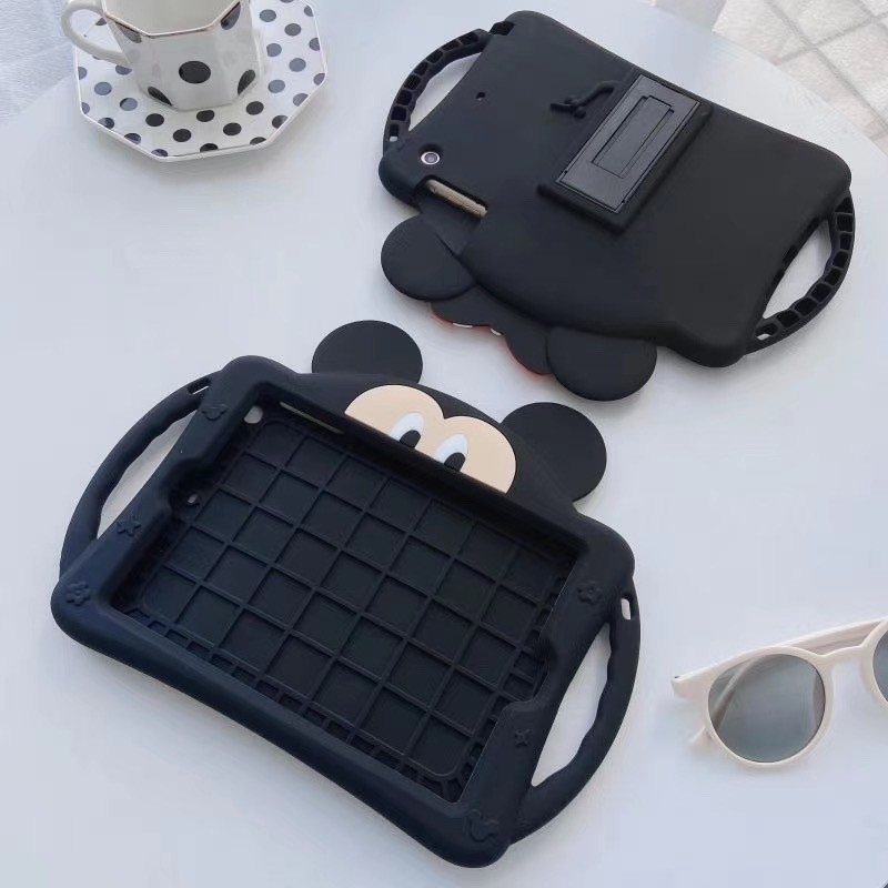 Ốp Máy Tính Bảng Silicon Chống Rơi Hình Minnie mickey Cho 2020 10.2 10.5 inch/iPad2/3/4/mini5 Ipad 5 6