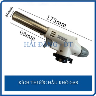Đèn khò gas mini, Đầu khò ga có đánh lửa