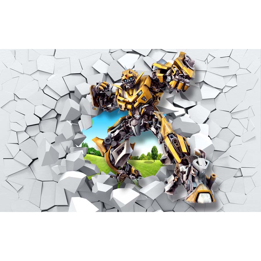 Tranh Dán Tường 3D Trẻ Em 3D Nhiều Chủ Đề
