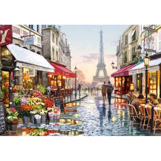 Tranh ghép 1500 mảnh Castorland - Paris cửa hàng hoa