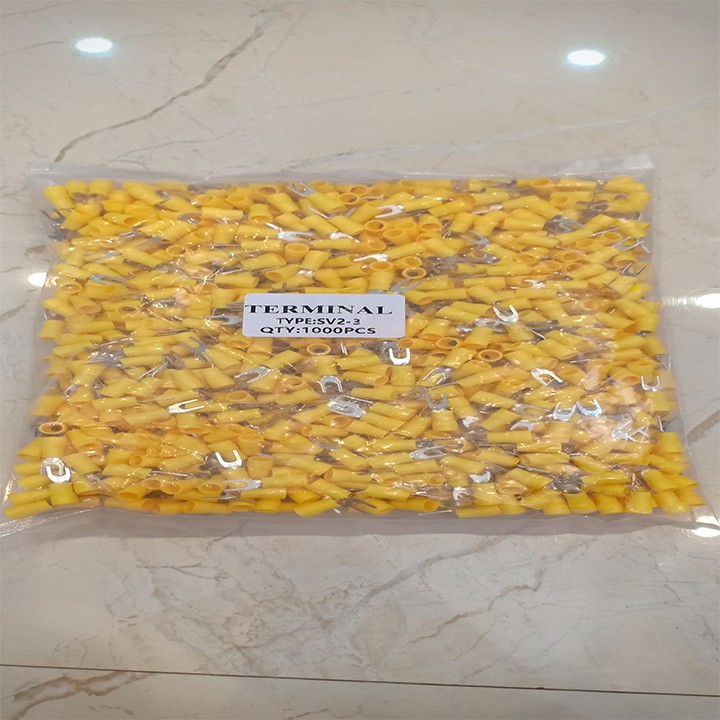 Đầu cos chỉa, đầu cos chữ Y bọc nhựa cách điện