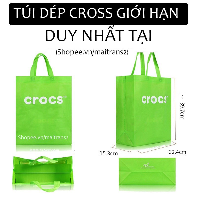 túi vải đựng dép cross cao cấp