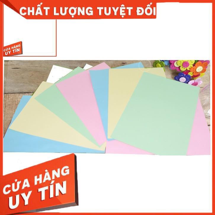 Bìa Màu A5 T&T (Trắng, Hồng, Vàng, Xanh Lá, Xanh Dương)