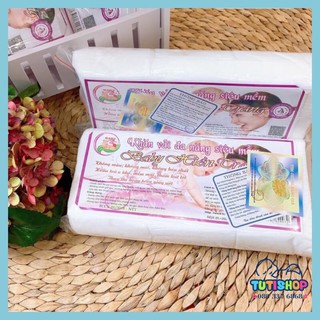  Giấy khô đa năng Hiền trang, Khăn vải khô vệ sinh an toàn cho bé.