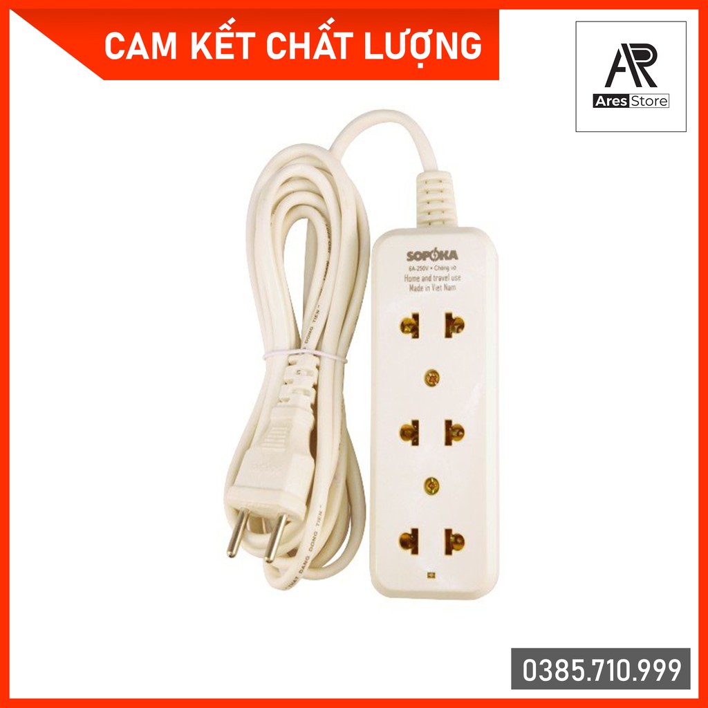 Ổ cắm dây chịu tải cao chống cháy 1200W (sopoka)