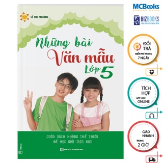 Sách - những bài văn mẫu lớp 5 mcbooks