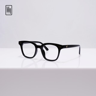 Kính cận vuông nam nữ chữ V thời trang hàn quốc Lilyeyewear L6810