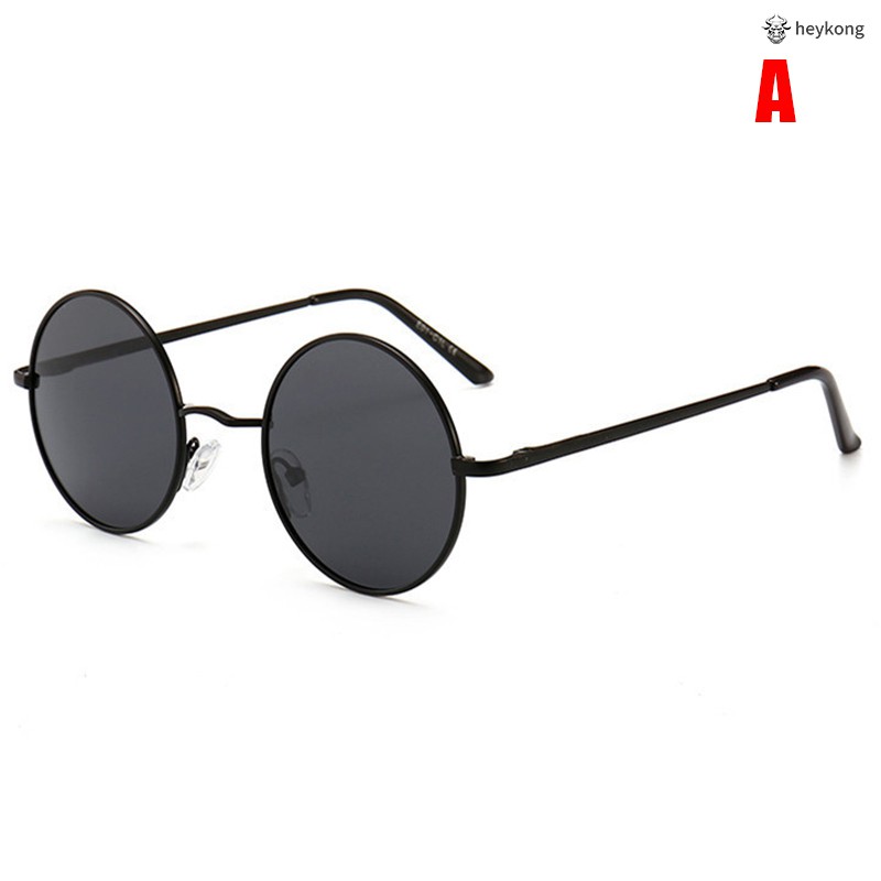 Vintage Retro Round Sunglasses Metal Circle Frame Casual Sunglasses for Men | BigBuy360 - bigbuy360.vn