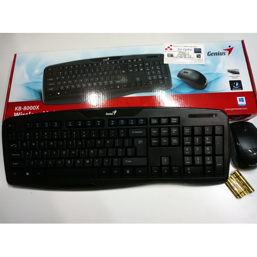 Combo KB + Mouse không dây Genius KB800