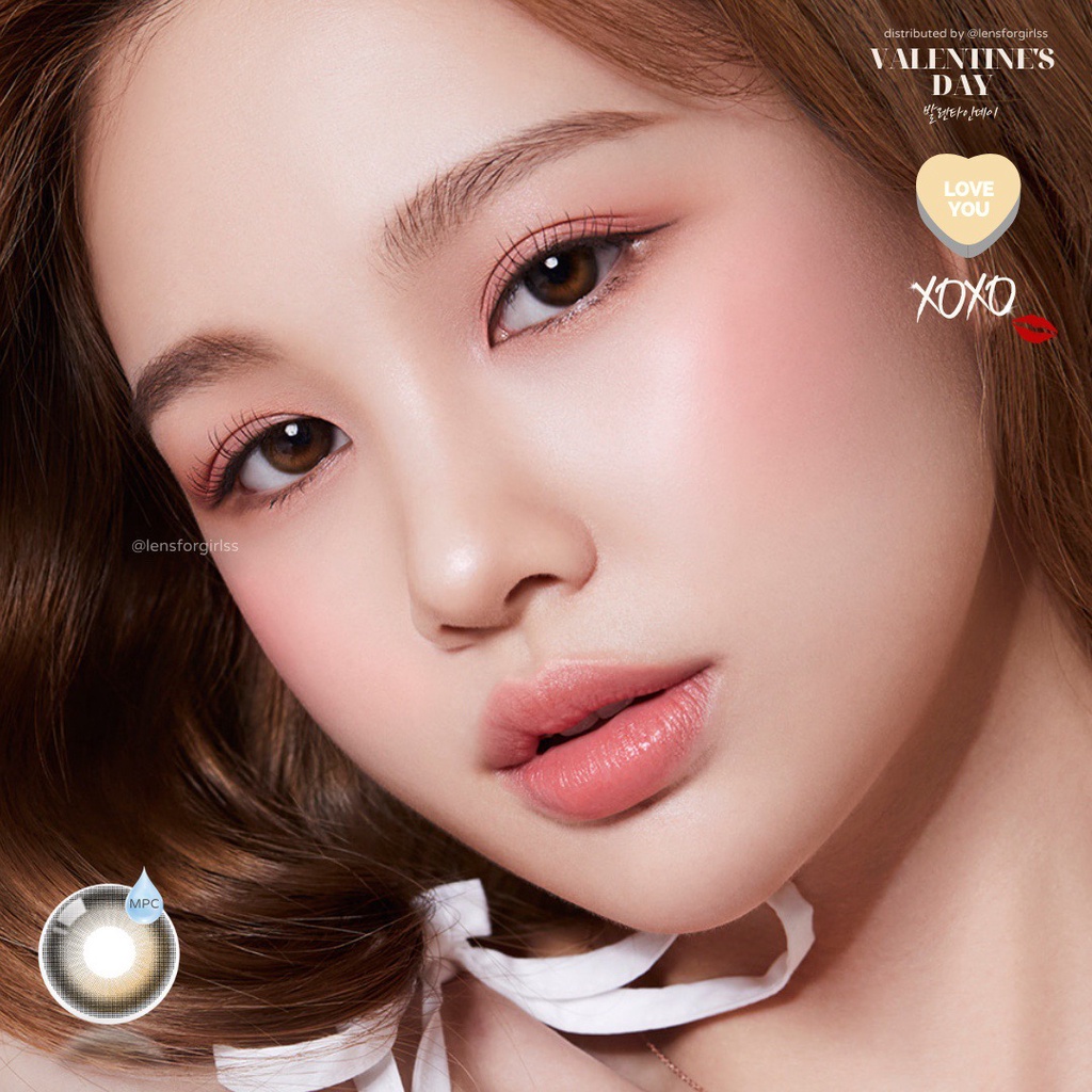 Kính áp tròng DAYMOOD BROWN hiệu ứng filter bóng mắt dành cho mắt nhạy cảm - chính hãng OLOLA | Hsd 6 tháng