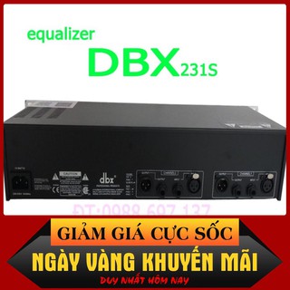 Đầu lọc xì Equalizer DBX 231s, lọc âm thanh, bộ lọc âm thanh