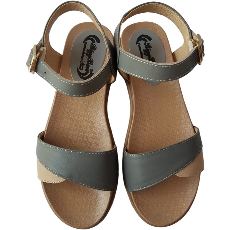 Giày Sandal Nữ Da Bò BIGBEN GCG61