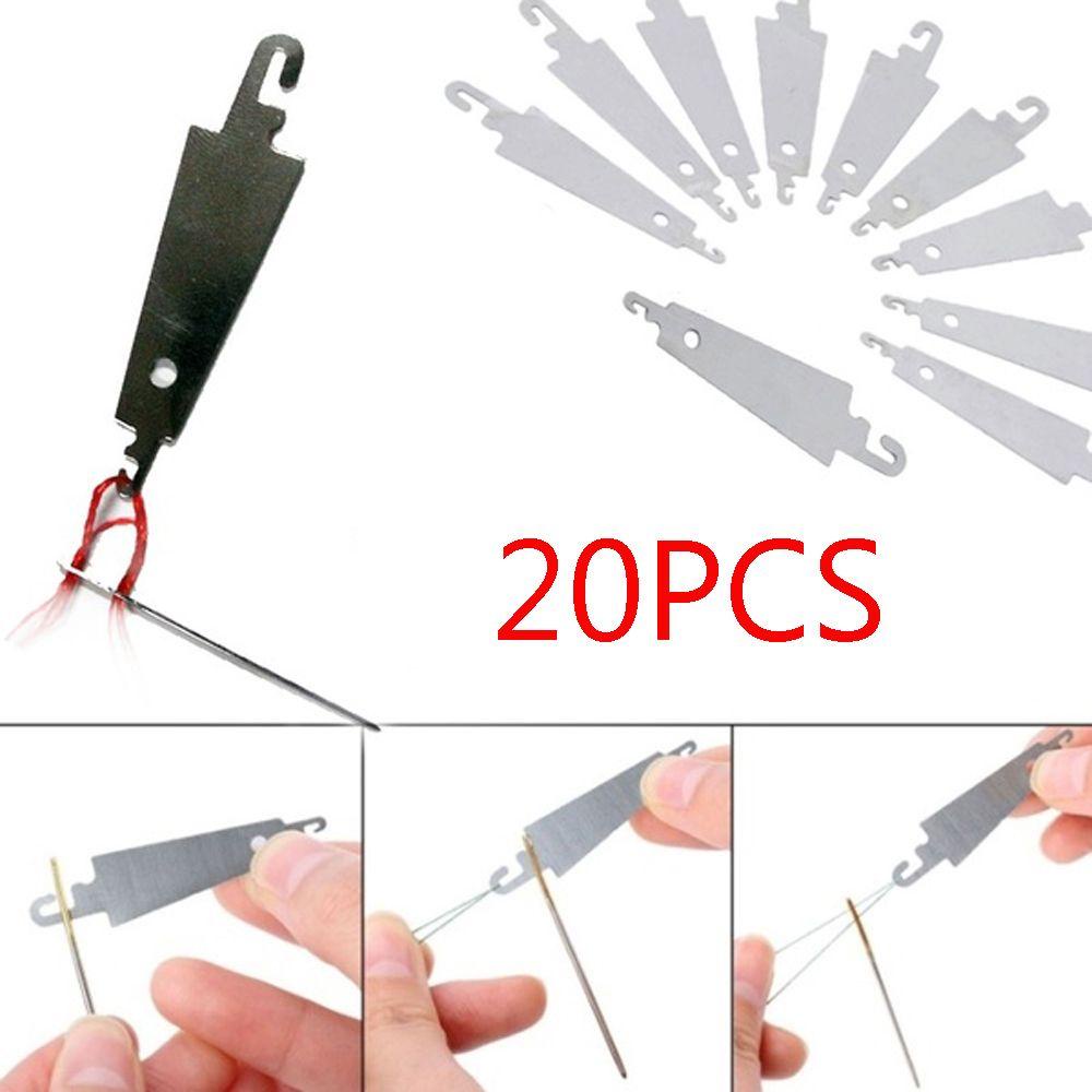 XIANTIN Set 20 Kim May Vá Bằng Thép Không Gỉ DIY