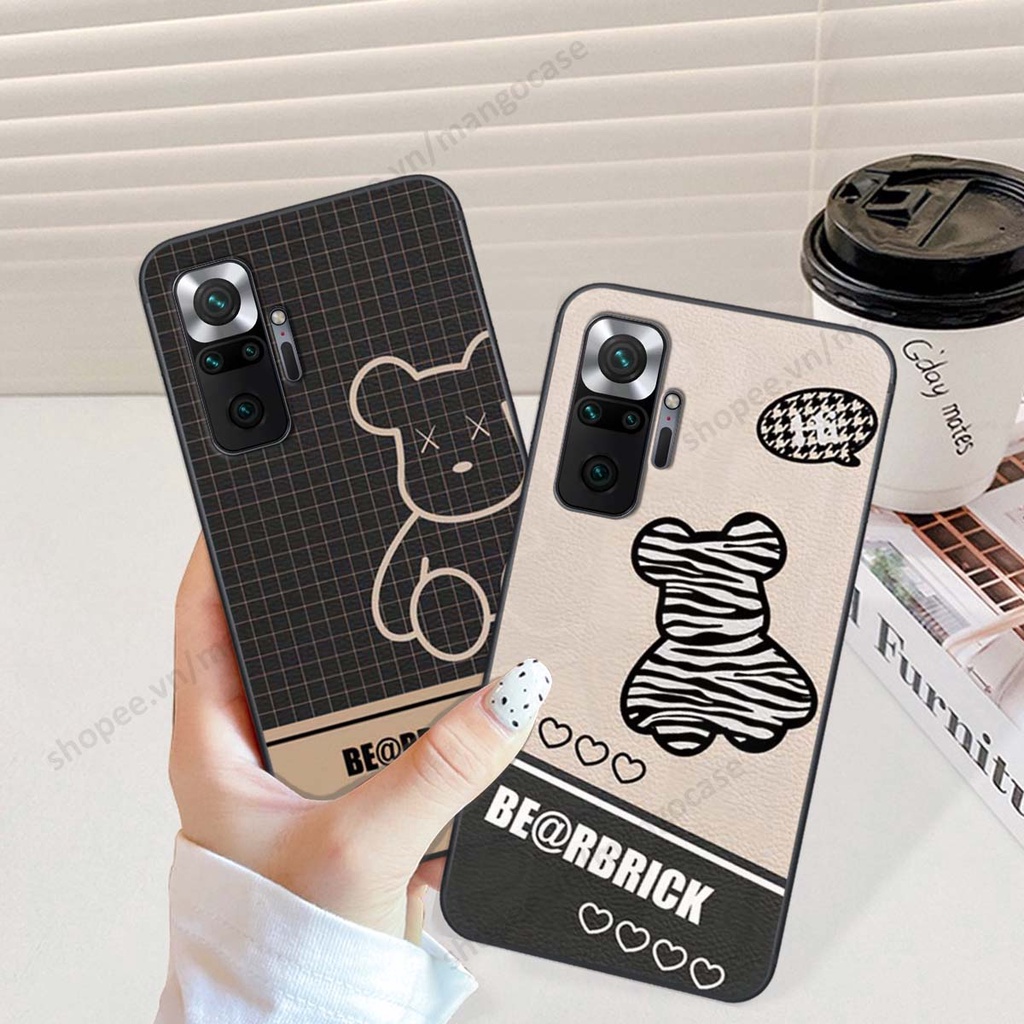 Ốp lưng Xiaomi Redmi Note 10 / Note 10 Pro in hình happy nice, bé gấu đáng yêu
