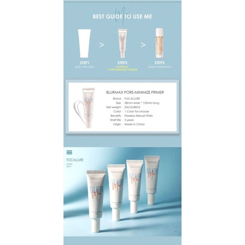 Kem lót trang điểm FOCALLURE kiềm dầu dưỡng ẩm | BigBuy360 - bigbuy360.vn