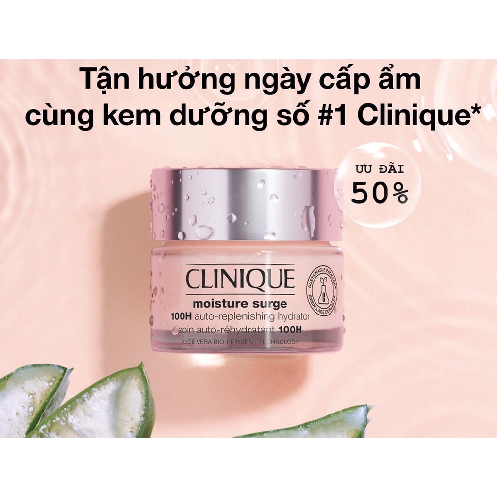 Gel kem dưỡng ẩm Clinique Moisture Surge 100H 100-Hour Auto-Replenishing Hydrator