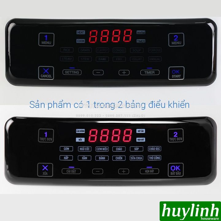 [Mã ELHAMS5 giảm 6% đơn 300K] Nồi cơm điện tử 2 ngăn Sharp KN-TC50VN - 1.8 lít - Twin Cooker